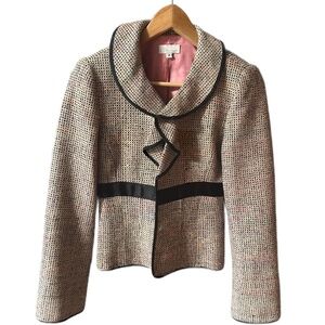 Symmetry Silk Tweed Blazer size 4 small